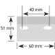 Profilé pour suspendre 60mm zingué  