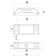 Fermeture magnétique avec contre-plaque en plastique 4kg
