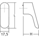 Bouton LUV L51.2 zamac mat noir