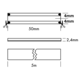 Proled Flex strip COB 26W 3000K 5m 