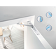 Geze active stop argentee (encastrable)  