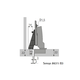 Adapter voor inliggende deuren aan frontframe