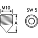 XS système de raccord vis hexag. M10-12mm 
