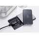 Evoline square 80 qi b/f + chargeur usb noir  avec chargement inductif