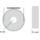 Limons rond 9mm cuivre nick.  