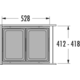 Hailo eurocargo-Synchro k.45cm 2x38l SoftClose 