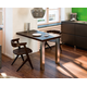 Pied jumbo alu h.1100mm  sans plaque de fixation