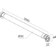 Tf-line tringle 2000mm anthracite 