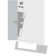 Hoekadapter voor kruismontageplaten, 5°