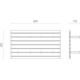 Filo frontlade bordenhouder V3 90 zwart