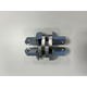 Onzichtbaar scharnier 94x18.4mm nikkel geborsteld