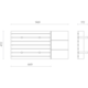 Filo tiroir supp assiettes+ séparateur V4 105 noir 
