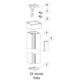 Kit novi3000 montage gauche chrome 