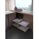 Rational corner Soft Close 450mm droite + 4 panier fond en bois