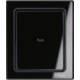 Evoline port push cuisine verre noir b-f 3 prises