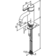 Damixa silhouet pr lavabo small acier  