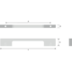 Greep techno zamak zwart mat ba 128mm l168mm