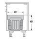 Hailo tandem 3x8l anthracite 