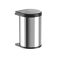 Poubelle hailo mono inox/noir 20l  