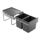 Hailo tandem r ii 2x18l antraciet