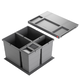 Hailo allegro c.60 cm h.295mm 2x18+2x8l anthracite 