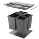 Hailo allegro c.60 cm h.350 mm mm 28+2x13l anthrac 