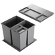 Hailo allegro c.60 cm h.380 mm 28+2x13l anthracite 