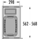 Hailo Laundry Carrier sdb k.60 33l+4l gris 