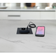 Spin noir b-f 1 prise + 1 usb C 