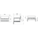 Evoline flip top push medium rvs d-nl-l 4 stopcontacten