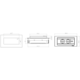 Evoline backflip zwart gelakt 2 b-f 1 usb c charger 5v/2.1a