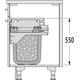 Hailo Laundry Carrier k.60 2x33l grijs