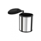 Poubelle hailo Mono inox/noir 15l 