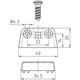 Kastverbinder TZ 4, wit