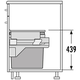 Hailo eurocargo-S 60cm 2 x 30l