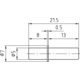 Schapdrager duplo gv 5x21,5 verzinkt