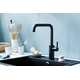 Silhouet mitigeur cuisine noir mat  