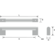 Greep boss afst.459mm dia.22mm RVS-look