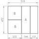 Fit range couverts V2 60 noir 