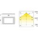 Led Emotion led-pad wit 5.5w, 12V, 3000K-6500Kopbo opbouw