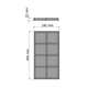 Chic line rangement accessoire  l.242  p.445mm 