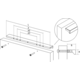 Poignée ANGLE BA192 L300 aluminium mat noir