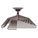 Supp.porte-manteau 40cm moka telescopique