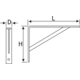 Plooiconsool 0409-300 wit