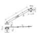 Compas d'abbatant 278mm nickelé 