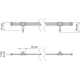 Chic line tabletreling antraciet l.925 h.59mm