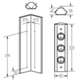 Box multiprises 3p nl-d 320mm inox  