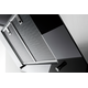 Novy Vision 90 cm noir verre hotte murale recircul 