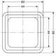 Cadre simple noir  