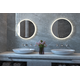 Miroir rond d600mm+miroir chauff.+variat kelvin 